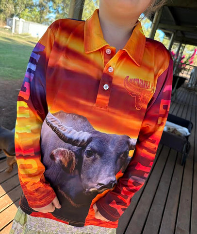 Mataranka Fishing Shirt - Barra & Bull Kids – Deadly Shop NT